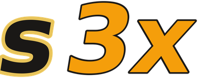 s3x logo